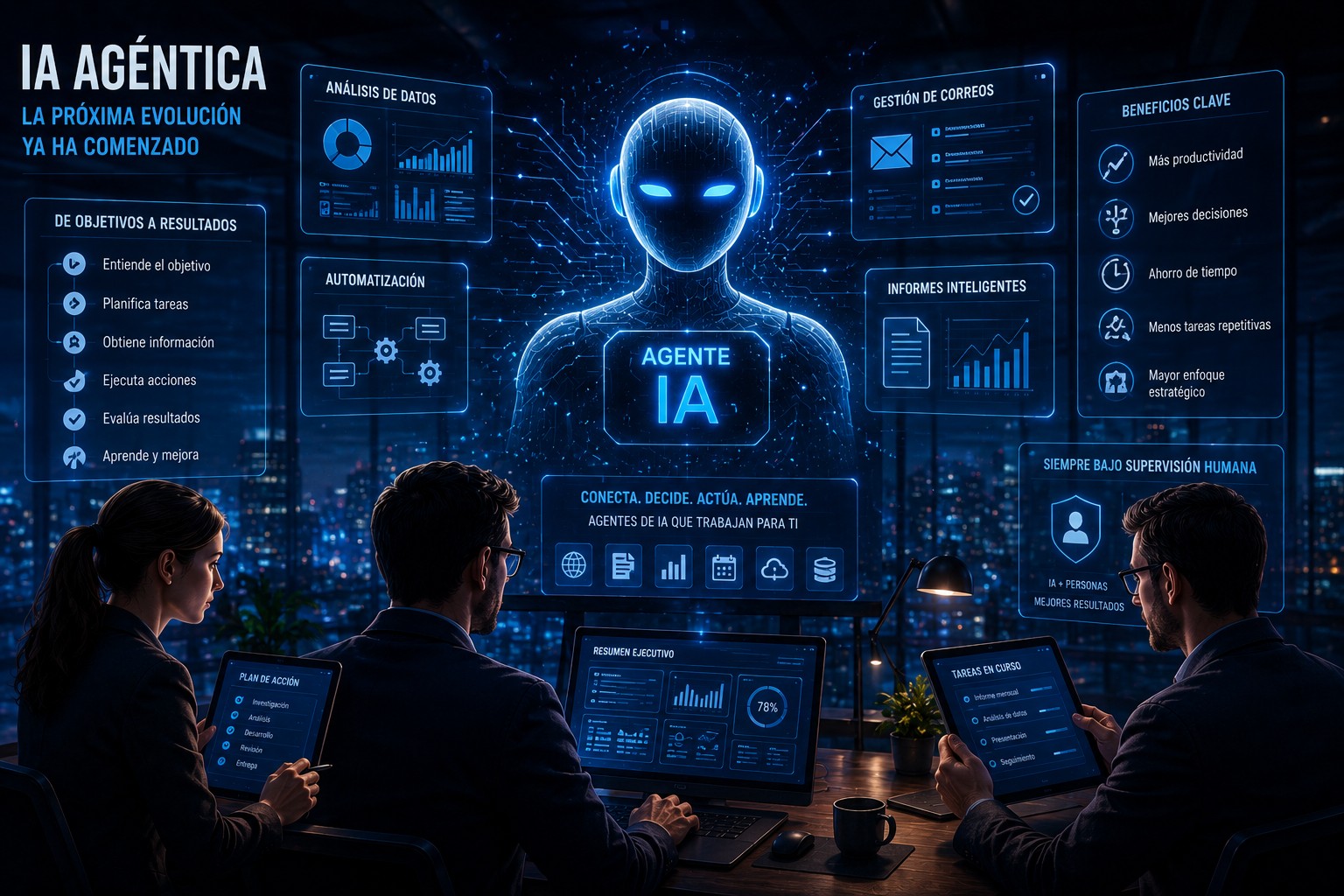 IA agéntica: la próxima evolución de la inteligencia artificial ya ha comenzado